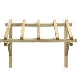 VidaXL Deurluifel 150x100x100 cm massief grenenhout