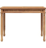 VidaXL Tuintafel 110x65x80 cm massief teakhout