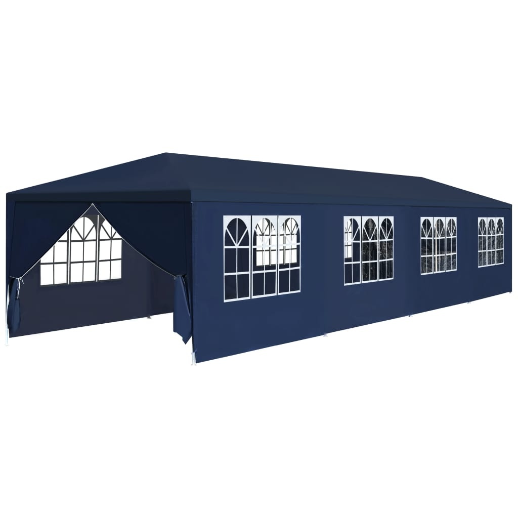 VidaXL Tuinpaviljoen 3x12 m blauw