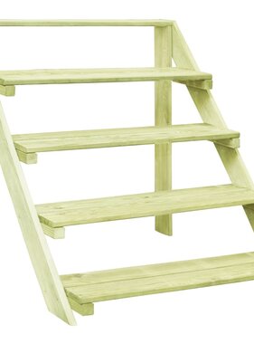 VidaXL Plantenstandaard 80x80x80 cm geïmpregneerd grenenhout