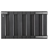 VidaXL Poort 100x60 cm HKC grijs