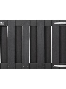 VidaXL Poort 100x60 cm HKC grijs