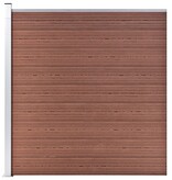 VidaXL Schutting 175x186 cm HKC bruin