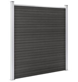 VidaXL Schutting 180x186 cm HKC grijs