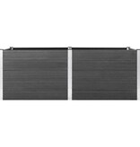 VidaXL Plantenbak verhoogd 250x100x91 cm HKC grijs
