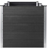 VidaXL Plantenbak verhoogd 250x100x91 cm HKC grijs
