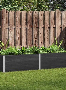 VidaXL Plantenbak verhoogd 250x100x54 cm HKC grijs