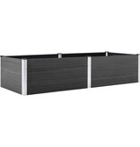 VidaXL Plantenbak verhoogd 250x100x54 cm HKC grijs