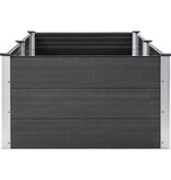 VidaXL Plantenbak verhoogd 250x100x54 cm HKC grijs