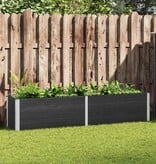 VidaXL Plantenbak verhoogd 250x50x91 cm HKC grijs