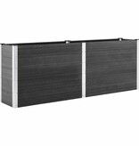 VidaXL Plantenbak verhoogd 250x50x91 cm HKC grijs