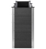 VidaXL Plantenbak verhoogd 250x50x91 cm HKC grijs