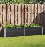 VidaXL Plantenbak verhoogd 250x50x54 cm HKC grijs