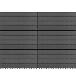 VidaXL Tegels 6 st 1m² 60x30 cm HKC grijs