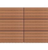 VidaXL Tegels 6 st 1m² 60x30 cm HKC bruin