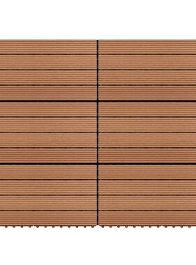 VidaXL Tegels 6 st 1m² 60x30 cm HKC bruin