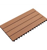 VidaXL Tegels 6 st 1m² 60x30 cm HKC bruin