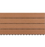 VidaXL Tegels 6 st 1m² 60x30 cm HKC bruin