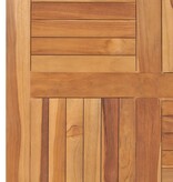 VidaXL Tafelblad vierkant 80x80x2,5 cm massief teakhout