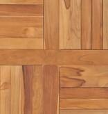 VidaXL Tafelblad vierkant 80x80x2,5 cm massief teakhout
