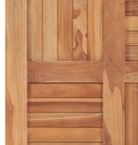 VidaXL Tafelblad 60x60x2,5 cm massief teakhout