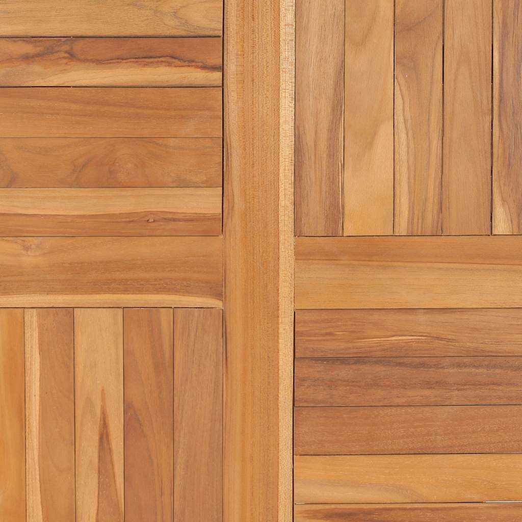 VidaXL Tafelblad rond 2,5 cm 90 cm massief teakhout