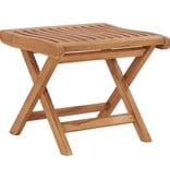 VidaXL Voetensteun inklapbaar 46,5x49x41,5 cm massief teakhout