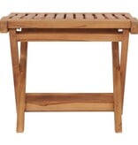 VidaXL Voetensteun inklapbaar 46,5x49x41,5 cm massief teakhout