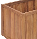 VidaXL Plantenbak verhoogd 200x50x50 cm massief teakhout