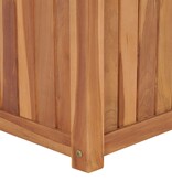 VidaXL Plantenbak verhoogd 50x50x50 cm massief teakhout
