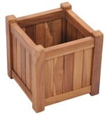 VidaXL Plantenbak verhoogd 30x30x30 cm massief teakhout