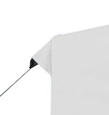 VidaXL Partytent professioneel inklapbaar 2x2 m aluminium wit