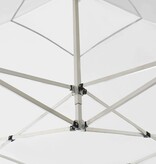 VidaXL Partytent professioneel inklapbaar 2x2 m aluminium wit