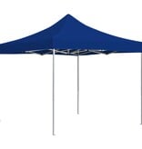VidaXL Partytent professioneel inklapbaar 2x2 m aluminium blauw