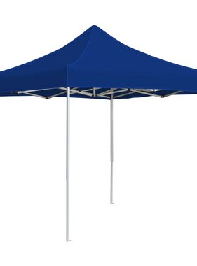 VidaXL Partytent professioneel inklapbaar 2x2 m aluminium blauw