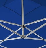 VidaXL Partytent professioneel inklapbaar 2x2 m aluminium blauw