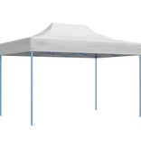 VidaXL Partytent inklapbaar 280x410x315 cm staal wit