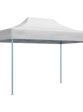 VidaXL Partytent inklapbaar 280x410x315 cm staal wit