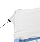VidaXL Partytent inklapbaar 280x410x315 cm staal wit