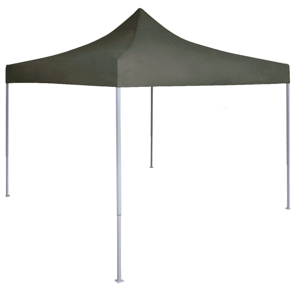 VidaXL Partytent professioneel inklapbaar 2x2 m staal antraciet
