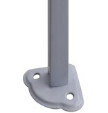 VidaXL Partytent professioneel inklapbaar 2x2 m staal antraciet