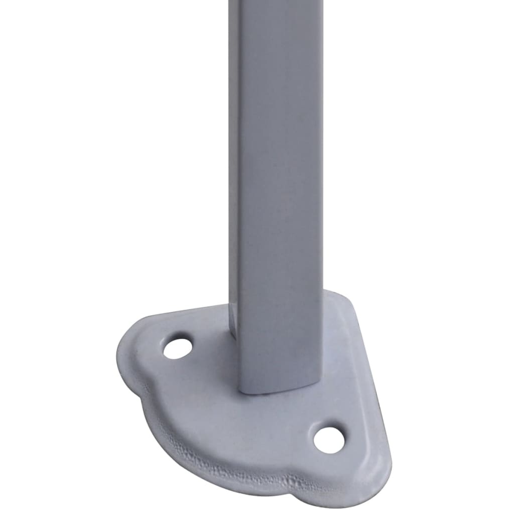 VidaXL Partytent professioneel inklapbaar 2x2 m staal antraciet