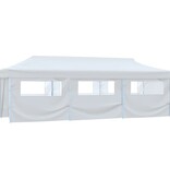 VidaXL Partytent pop-up met 8 zijwanden 3x9 m wit