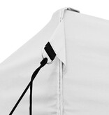 VidaXL Partytent inklapbaar 3x6 m staal wit