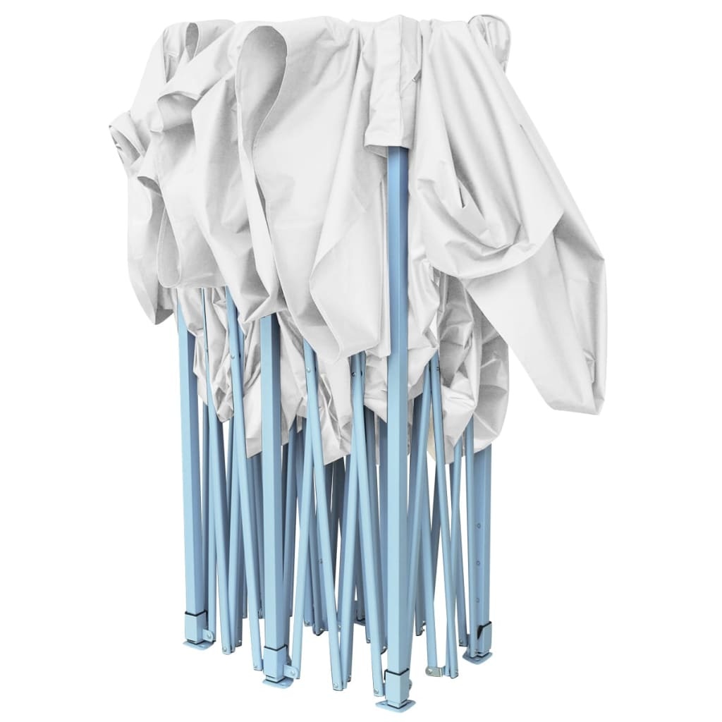 VidaXL Partytent inklapbaar 3x6 m staal wit