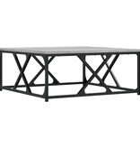 VidaXL Salontafel 70x70x30 cm bewerkt hout grijs sonoma