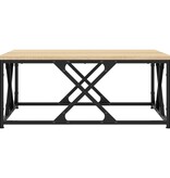 VidaXL Salontafel 70x70x30 cm bewerkt hout sonoma eikenkleurig