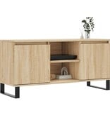 VidaXL Tv-meubel 104x35x50 cm bewerkt hout sonoma eikenkleurig