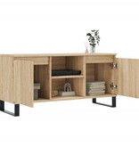 VidaXL Tv-meubel 104x35x50 cm bewerkt hout sonoma eikenkleurig