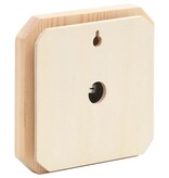 VidaXL Saunaset 2-in1 hygrothermograaf en zandloper massief grenenhout